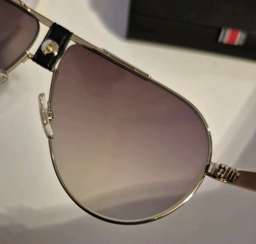 Carrera Aviator Sunglasses Black Gold Unisex - photo 5