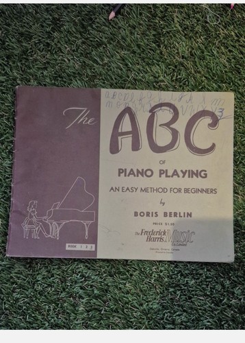 The ABC Of Piano Playing Book Three - Boris Berlin Vintage Piano