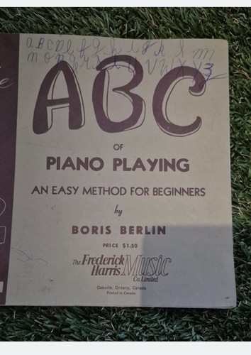 The ABC Of Piano Playing Book Three - Boris Berlin Vintage Piano - photo 3