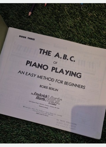 The ABC Of Piano Playing Book Three - Boris Berlin Vintage Piano - photo 5