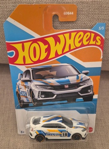 Hot Wheels 2018 HONDA CIVIC TYPE R Honda Series 5/5 GDG44 New - photo 2
