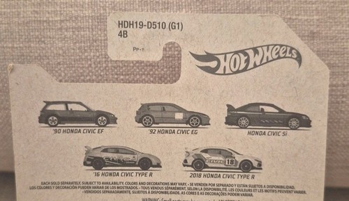 Hot Wheels 2018 HONDA CIVIC TYPE R Honda Series 5/5 GDG44 New - photo 5