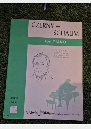 Czerny Schaum For Piano Book One - Vintage Piano Book