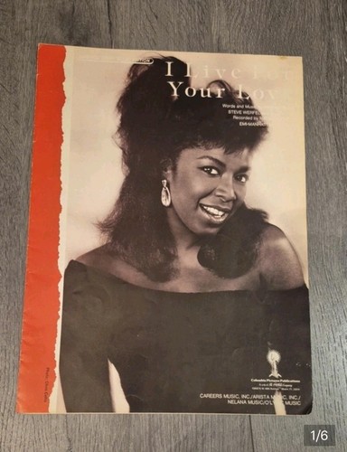 Natalie Cole Sheet Music: I Live For Your Love, 1987