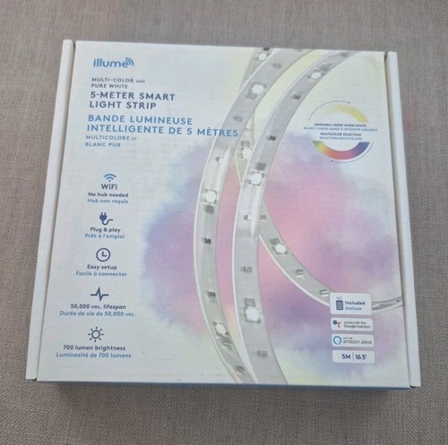illume 5 Meter Smart Light Strip WIFI Multicolor Alexa & Google