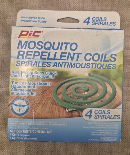 PIC Citronella Mosquito Repellent Coils 4 COILS & 2 STANDS - photo 4
