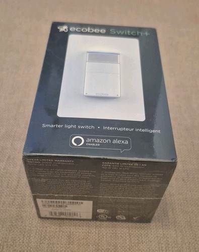 Ecobee Smart Light Switch Factory Sealed - White - photo 2