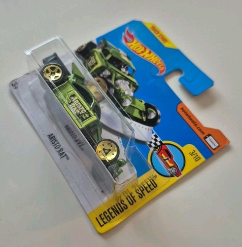 2017 Hot Wheels Legends of Speed ARISTO RAT Green Gold Rims - photo 2