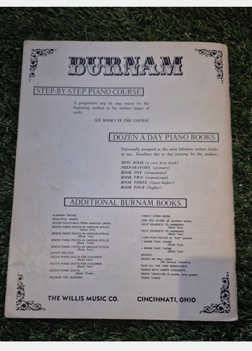Edna-Mae Burnam A Dozen a Day Book One - Vintage Piano Book - photo 2