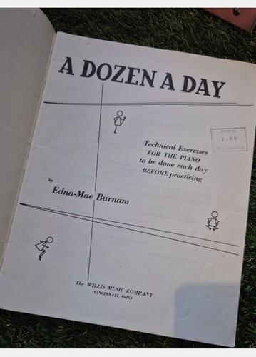 Edna-Mae Burnam A Dozen a Day Book One - Vintage Piano Book - photo 3