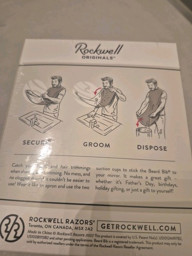 Rockwell Originals Beard Bib NEW SEALED - photo 4