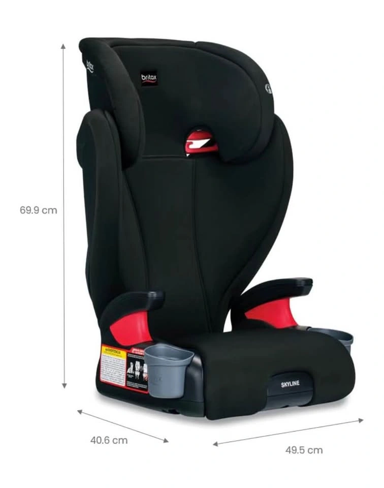Britax Skyline 2-Stage Belt-Positioning Booster Car Seat, Dusk - photo 2