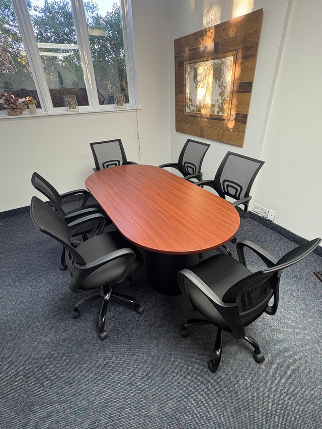 Modern Conference Table with 6 Chairs - photo 2