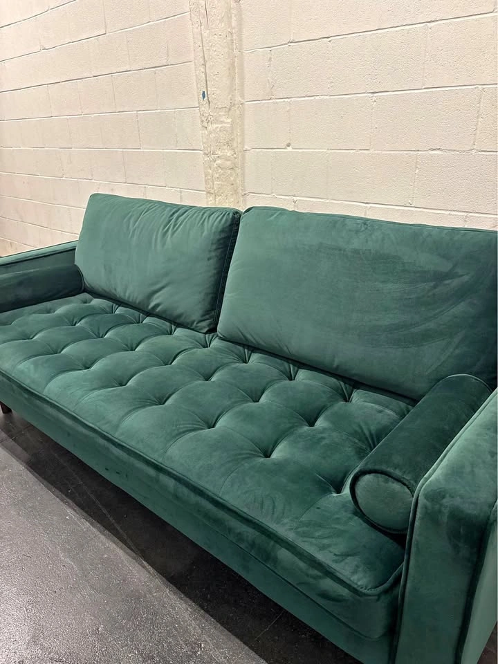 Green Couch / Green Sofa - FREE DELIVERY