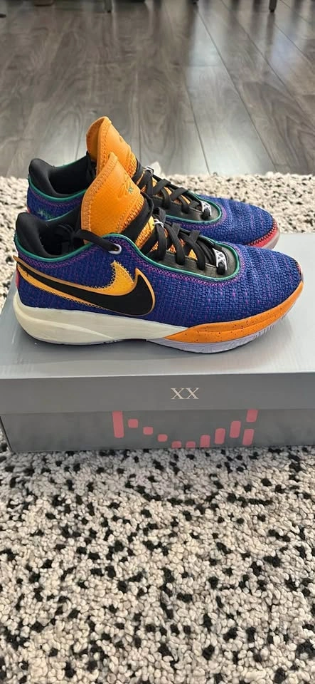 Lebron 20 racer blue boys size 6Y
