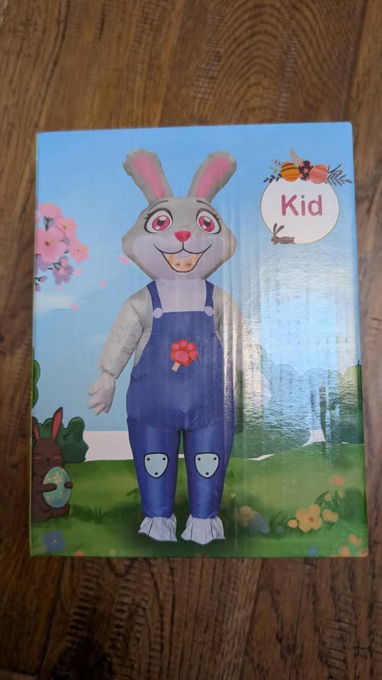 New (Sealed) Inflatable Costume Bunny (Kids Size) - photo 2