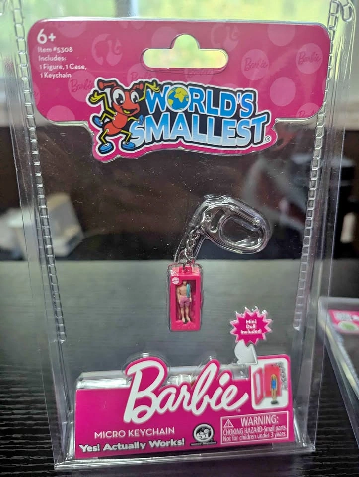 World's Smallest Malibu Ken Micro Keychain – Sealed