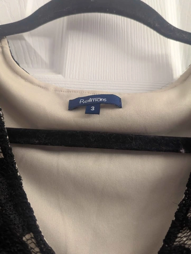 Reitmans Black Lace Dress – Size 3 - photo 2