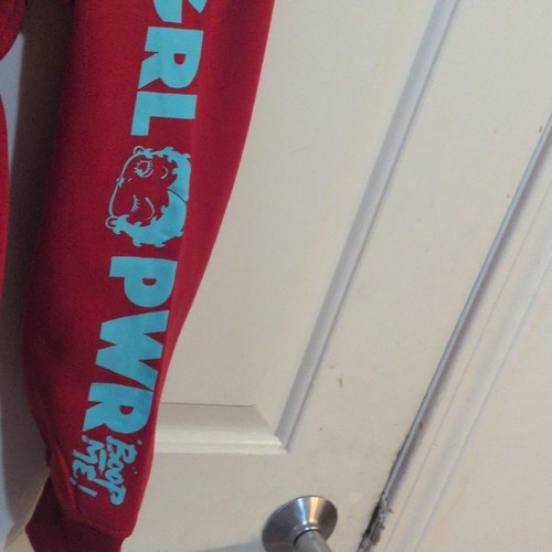 Betty Boop Southpole Women’s Large, Red Pullover Hoodie - photo 5