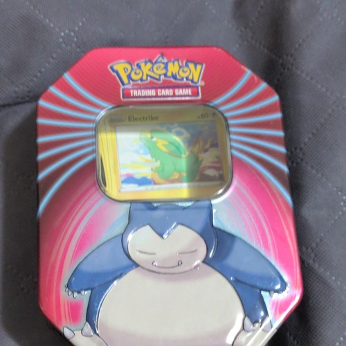 Pokémon Trading Card Game Snorlax Tin Case