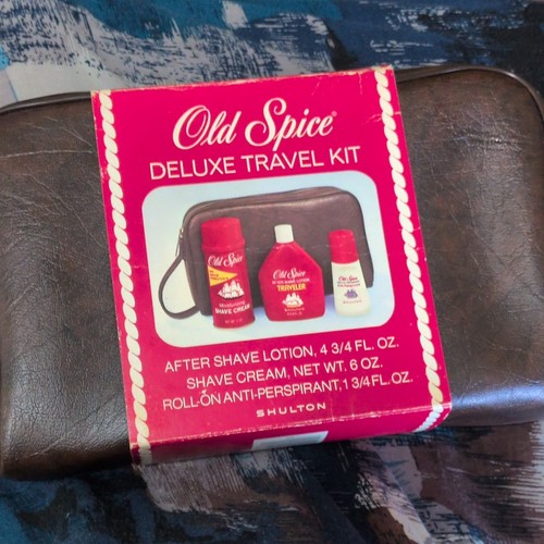 Vintage Unopened Old Spice Deluxe Travel Kit Shaving Set - photo 2