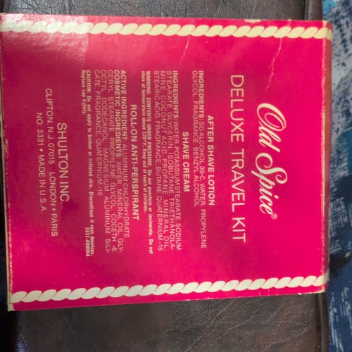 Vintage Unopened Old Spice Deluxe Travel Kit Shaving Set - photo 3