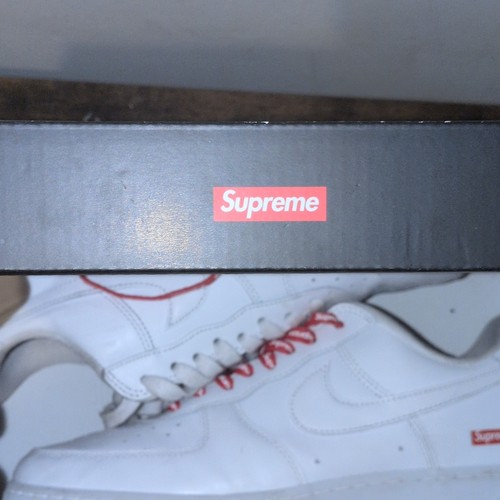 Nike Air Force 1 Low SP x Supreme Box Logo White/Red - photo 2