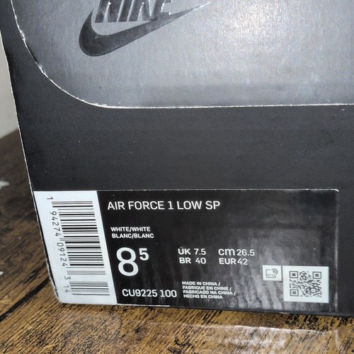 Nike Air Force 1 Low SP x Supreme Box Logo White/Red - photo 4