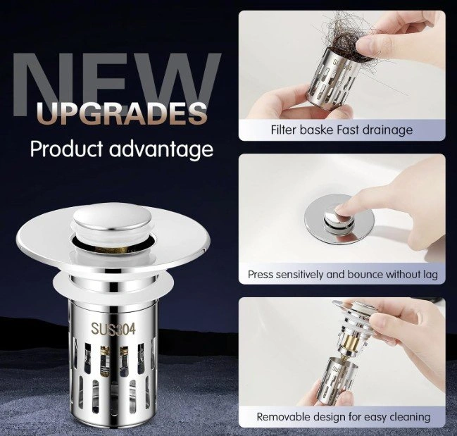 Brand New Stainless Steel Sink Drain Strainer - photo 5