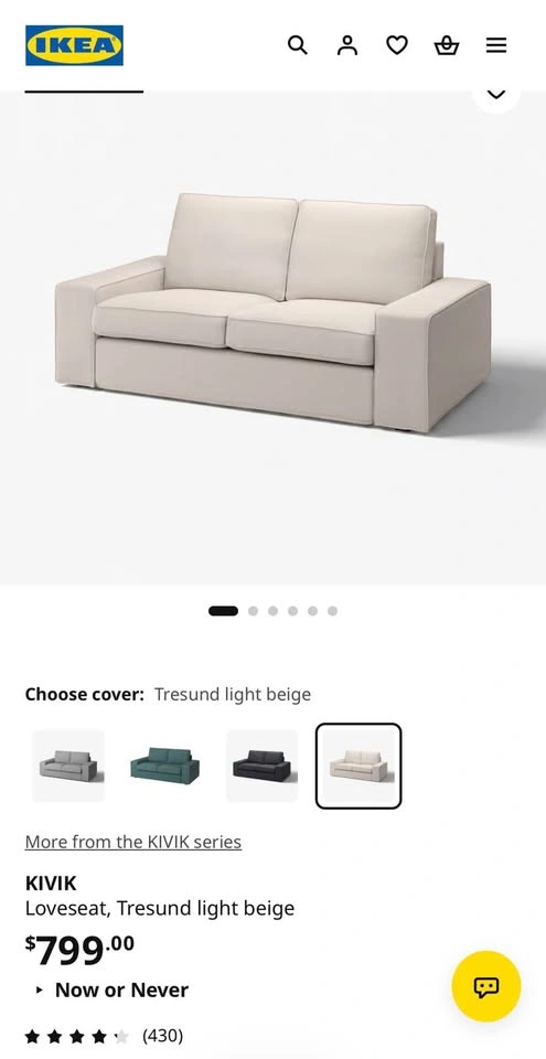 IKEA couch - photo 2