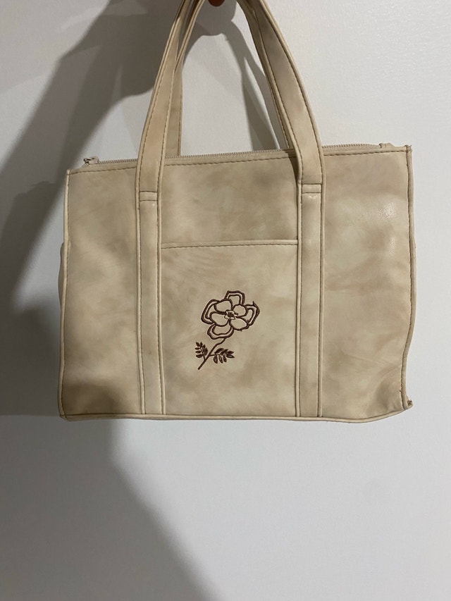 THE STONE Cream Floral Handbag - photo 2