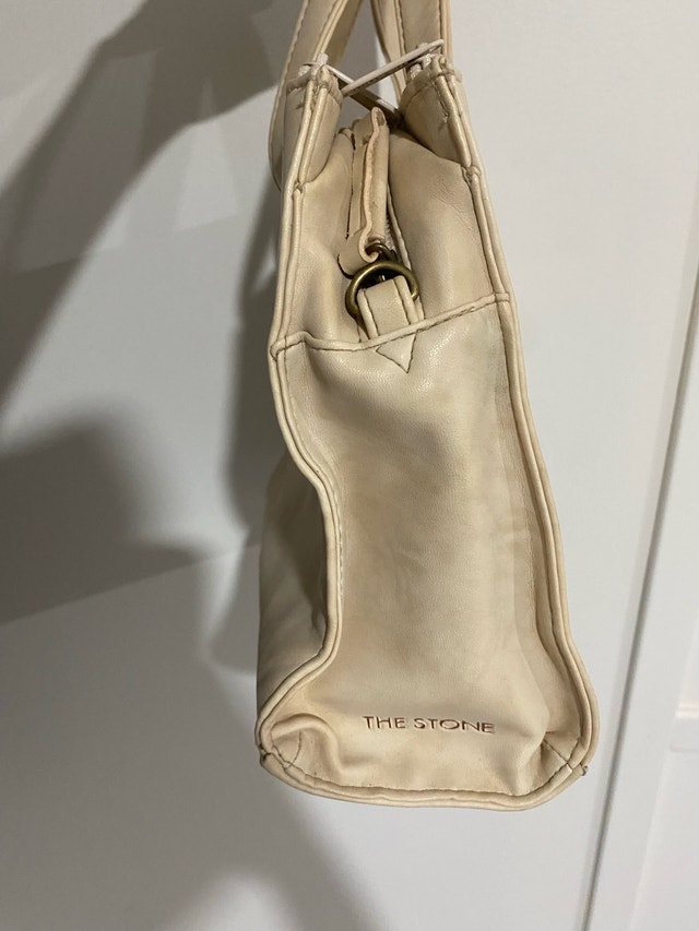 THE STONE Cream Floral Handbag - photo 4