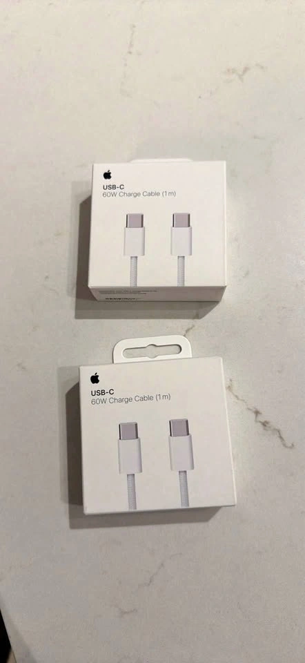 Original brand new Apple USB-C 60W Charge Cable (1m) $16