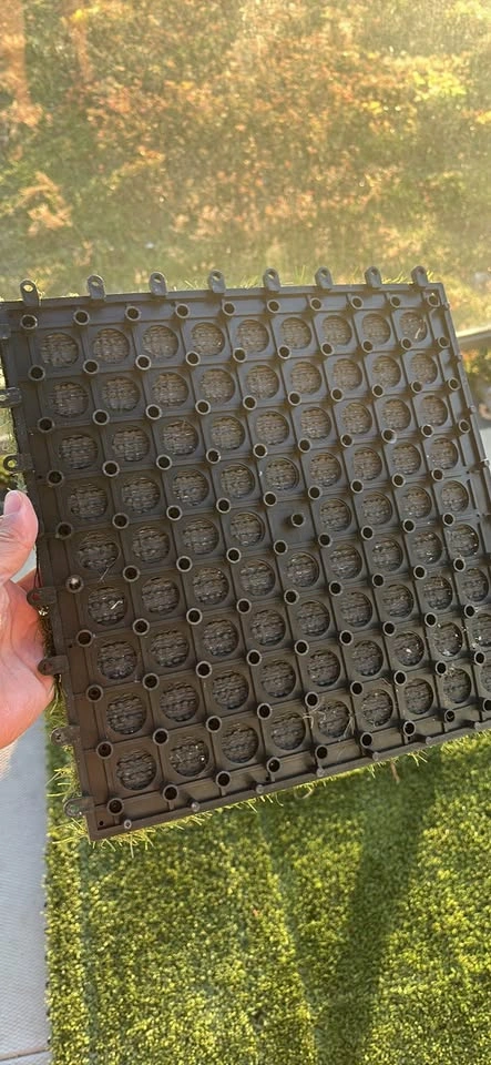 Interlocking Artificial Grass Tiles - 30 Pieces - photo 3