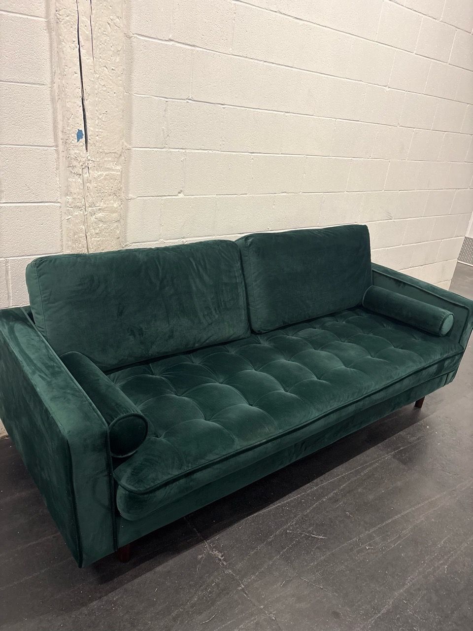 Emerald Green Couch
