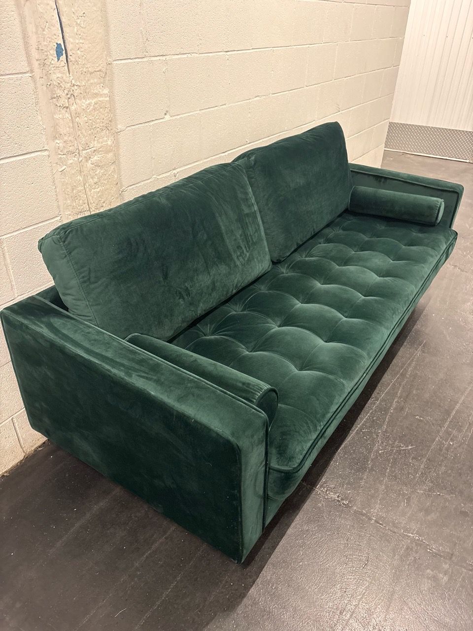 Emerald Green Couch - photo 3