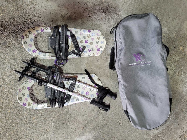 Yukon Charlies kids snowshoe set