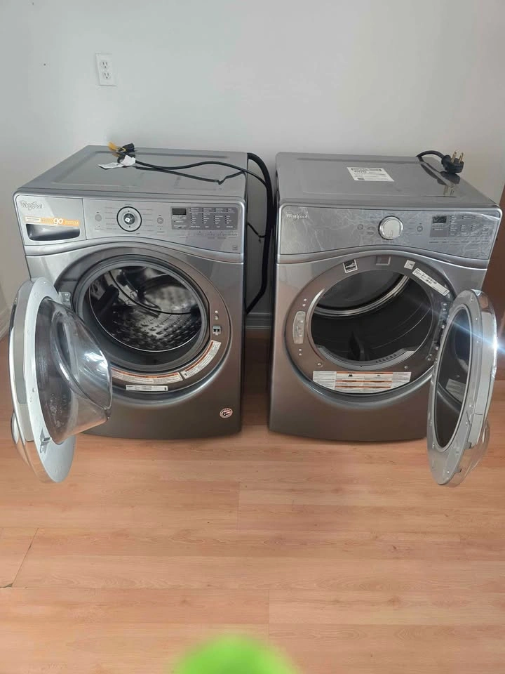 Whirlpool Front Load Washer & Dryer Set - Chrome Shadow - photo 2
