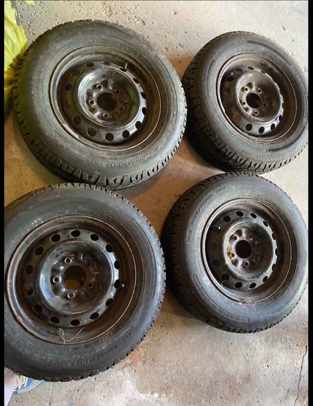 Snow tires with rims ( Made in Canada ) 4 for $380