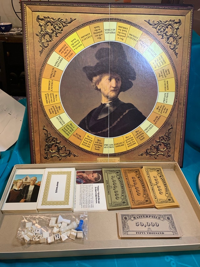 Parker Brothers Masterpiece The Art Auction Game - photo 2
