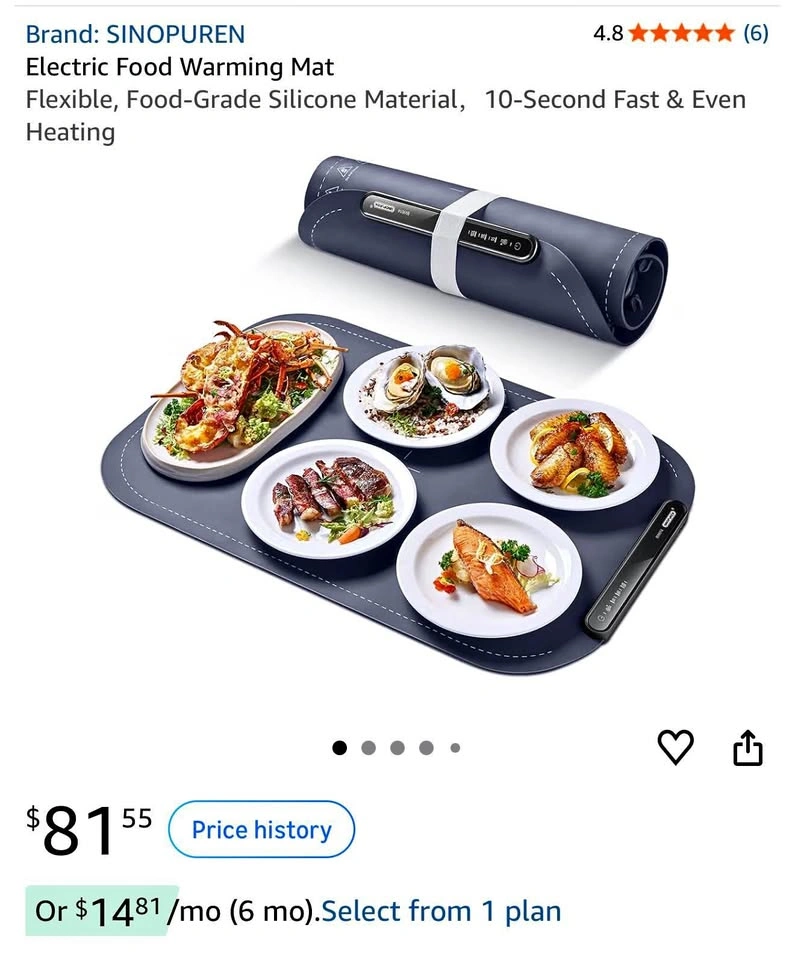 Electric Food Warming Mat – Open Box, Brand New