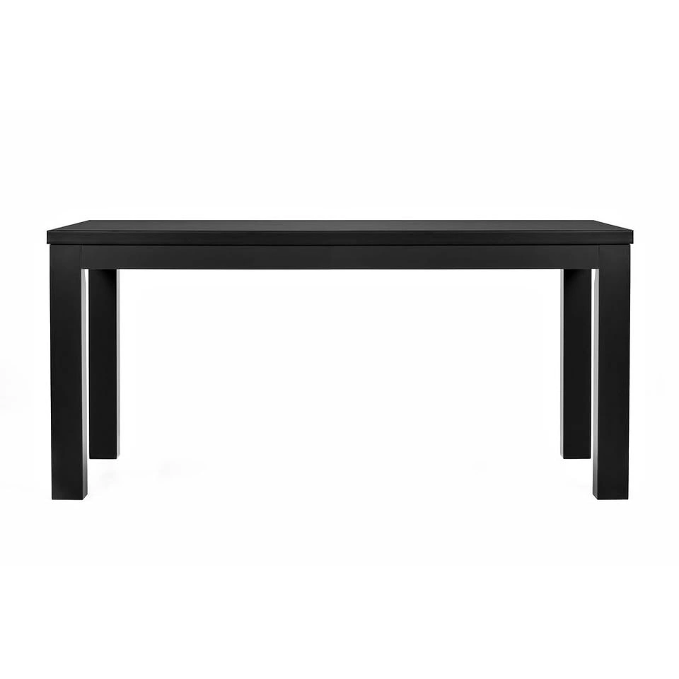 Gry Mattr Large Black Parsons Desk / Dining Table