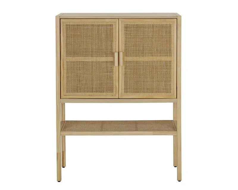 Kezia Natural Rattan Highboard Cabinet - NEW Sealed