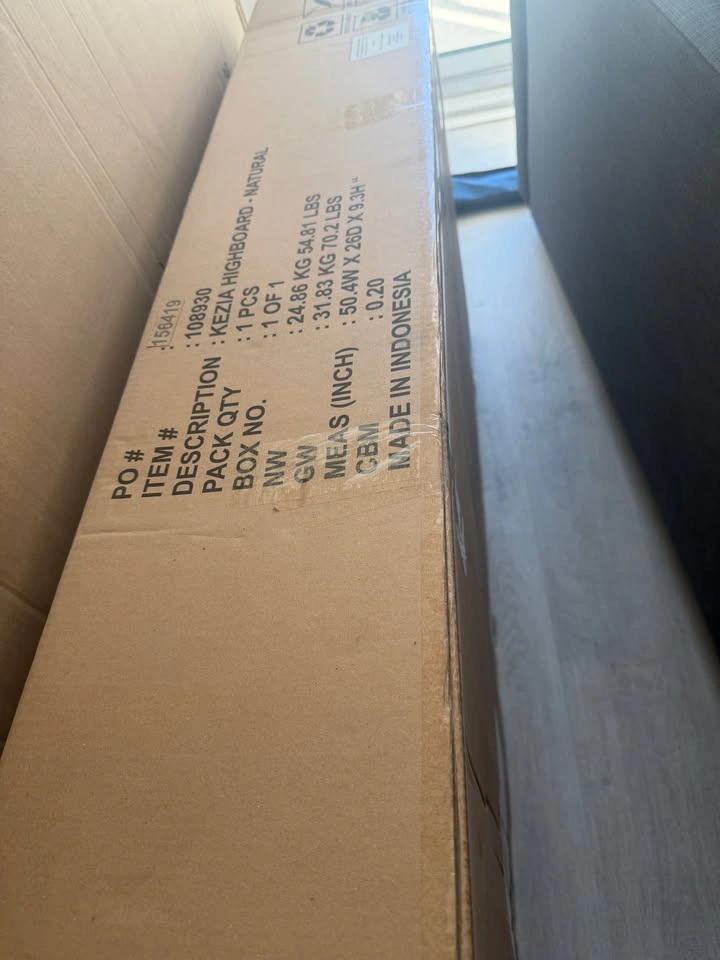 Kezia Natural Rattan Highboard Cabinet - NEW Sealed - photo 3