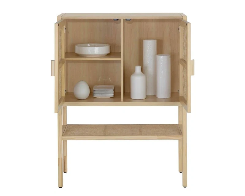 Kezia Natural Rattan Highboard Cabinet - NEW Sealed - photo 4
