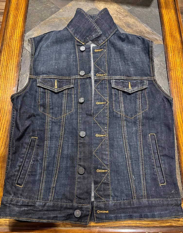 Bootlegger "The Real McCoy" Denim Vest - Size S/P