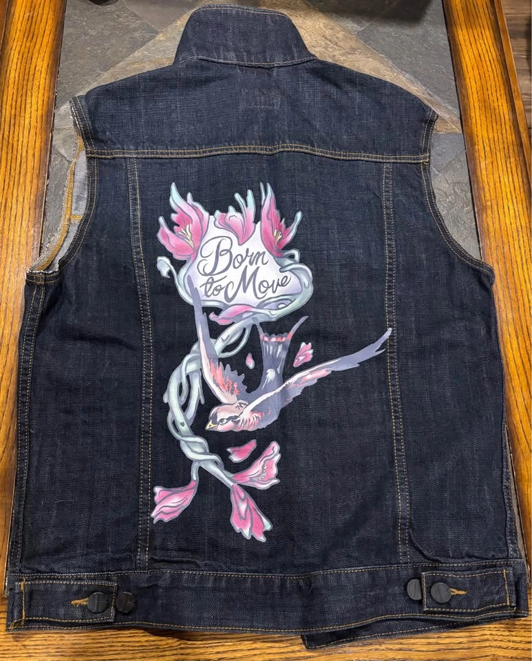 Bootlegger "The Real McCoy" Denim Vest - Size S/P - photo 2