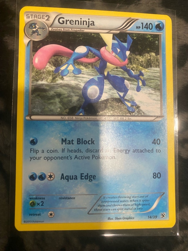 Greninja Frogadier Froakie Mudkip XY18 Pokémon Cards - photo 3