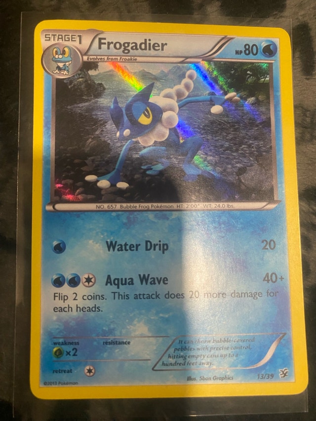 Greninja Frogadier Froakie Mudkip XY18 Pokémon Cards - photo 5