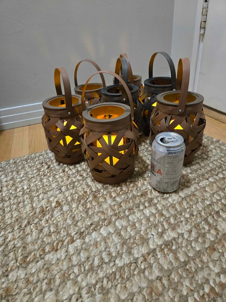 Set of 7 Decorative Battery-Powered Lanterns - photo 2